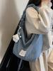 2025 Nueva Bolsa Mensajera de Gran Capacidad de Gama Alta Bolsa de Hombro Japonesa para Viajeros Color Macarrón Bolsa Mensajera Simple