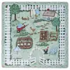 Tapete para mesa de mahjong de tierra de diatomeas estilo americano transfronterizo, absorbente de agua Amazon, antideslizante, tapete de goma silencioso, al por mayor en stock