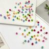 Aleación Colorido Cuentas de Cuatro Vías Pintadas Cuentas Sueltas Pequeño Material para Colgante de Pulsera de Cuentas de Cuatro Vías Accesorios de Joyería DIY
