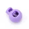 Fivela de mola de bola colorida fivela de cordão de cordão de furo único fivela de aperto de cordão elástico fivela de nariz de porco em forma de bola de plástico