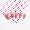 Pegatinas de Arte para Uñas 3D Nuevas Transfronterizas al por Mayor Mini Corazón Estrella de Cinco Puntas Corazón de Durazno Láser Dorado Decoración para Uñas Pegatinas Adhesivas