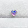ASTMF-136 Liga de Titânio Dentes Amor Aurora Aobao Brincos G23 Titânio OPAL Brincos para Lábio Unha Piercing Joias