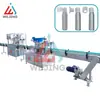 Venta Directa de Fábrica Una Yuan Máquina Llenadora Automática de Aerosoles Línea de Producción Línea de Llenado de Líquidos Insecticida Pintura Spray