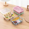 Cajas de almuerzo de plástico para estudiantes aptas para microondas de Amazon, cajas de almuerzo multiespecificación, cajas para ensalada de frutas para llevar, disponibles para envío transfronterizo