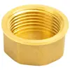 Tapón de Tubería Conector de Cobre de 4 Puntos con Rosca Interna, Tapón de Rosca Interna de 2 Puntos, Tapa de Tapón, 3 Puntos, 6 Puntos, Tapón de Tapa para Tubería de Agua de Cuatro Puntos de 1.0 pulgada 2 pulgadas
