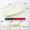 Vajilla de restaurante de comida rápida, juego de cuencos pequeños para platos, platos para servir de cafetería, cuencos de melamina para arroz al vapor de estilo chino para autoservicio comercial
