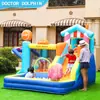 Nuevo castillo inflable para el hogar para niños, cama elástica inflable para niños, castillo familiar pequeño para interiores y exteriores