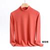 [Gola Semialta] Camada Base tipo Fleece para Outono e Inverno, Roupa Beautificadora da Pele com Ácido Hialurônico, Top Quente Térmico Emagrecedor Sem Costura