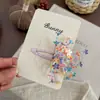 Coelho franja de contas flor grampo de cabelo elástico de cabelo ins versátil clip para franja solta de menina acessório de cabelo doce clip BB