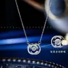 Collar de corazón palpitante para mujer, diseño de nicho de lujo ligero, cadena de clavícula de acero de titanio con circonita, otoño e invierno 2023, nueva moda