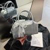 Bolsa de Mão de Verão para Mulheres, Bolsa Transversal de Nicho Retrô Versátil Transfronteiriça, Bolsa de Ombro Boston da Moda
