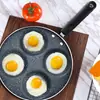 Mini sartén para freír huevos Hardy bear de piedra maifan fondo plano sartén pequeña desayuno huevo empanadilla sartén antiadherente sartén para panqueques molde para freír huevos