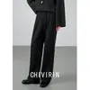 Pantalones Rectos de Lana con Caída para Mujer, Nuevo Estilo Otoño e Invierno 2026, Pantalones Casuales Elegantes y Ajustados para el Trabajo