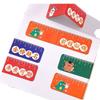 Regla Marcador Magnético Plegable Dibujo Animado Lindo Estudiante Regla de Medición Papelería Color Clip Plegable para Páginas de Libros