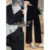Alta qualidade! Terno de acetato finíssimo de verão, amor verdadeiro, emagrecedor, fresco, calça de 9 pontos, camiseta de renda de manga curta H070303