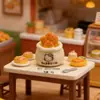 Saco de Pão Simulado Saco de Desenho Animado Modelo Decoração Loja de Panificação Brinquedo de Comida Chaveiro DIY Presilha de Cabelo Chaveiro Elástico de Cabelo