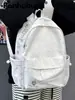 Mochila de nuevo estilo para estudiantes de secundaria, universitarios y preparatoria, simple y versátil, mochila de gran capacidad para el campus