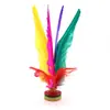Marca Taicang Xinjian xj2008 color pluma de ganso para bádminton de fitness para adultos, especial para competición, volante de flor grande, volante con base de res
