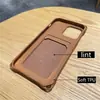 Adequado para iphone16promax anti-queda integrado bolsa para 15 cartões diagonal 13 cordão 14 silicone líquido 11 capa de celular