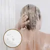 Cortina de Banheiro Transparente à Prova d'Água Peva Amazon Transfronteiriça Impermeabilização Cortina de Chuveiro Transparente Peva Personalizada para Banheiro