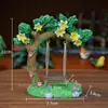 Jardinería de Micro-Paisaje Búho Tocón de Árbol Columpio Decoración Resina Suculenta Maceta Arreglo Floral