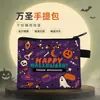 Nueva Estuche de Lona con Cremallera de Halloween para Lápices Bolsa de Papelería para Niños Bolsa de Regalo de Papelería con Dibujos Animados Personalizable
