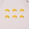 Juguetes temáticos de comida transfronterizos, decoraciones para uñas con forma de pan y hamburguesa, lindos accesorios de resina 3D, aretes DIY y accesorios para uñas