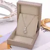 [Aço Titânio] colar de aço titânio de alta qualidade feminino moda luxo leve design de nicho não desbota corrente clavícula joias atacado