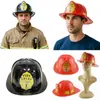 Adereços de Role-playing COS Chapéu de Plástico Engenheiro Capacete de Segurança Contra Incêndio de Obra Chapéu de Bombeiro Acessório de Cabeça