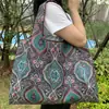 Nueva Bolsa de Viaje Plegable Ecológica de Dibujos Animados Portátil Supermercado Gran Capacidad Bolso de Hombro para Compras Bolso Tote para Mujer