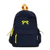 Mochilas Estilo Coreano para Estudiantes Universitarias, Estudiantes de Secundaria, Mochilas con Lazo Bordado de Corazón para Niñas, Mochilas Ligeras de Viaje para Mujeres