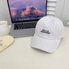 Sombrero de Mujer Primavera y Otoño Estilo Coreano Bordado Letra Gorra de Béisbol para Hombre Juvenil Pareja Casual Combinable Sombrero para el Sol