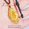 Uma cor dentro e fora não desbota por muito tempo Vietnã areia ouro diy acessórios Diamante-embutido Lucky Lucky Lucky tesouro pingente colar