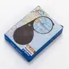 Lupa Plegable de Remache de Cobre de 60 mm con Mango Flexible para Leer, Lente de Vidrio 5X, Portátil, Comercio de Exportación