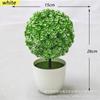 Planta de Simulación Hongyun Maceta Bola de Hierba Bonsái Árbol Pequeño Adornos de Flores Decorativos para el Hogar Mini Bola Creativa Sakura Bola de Nieve