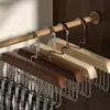 Perchero de Madera con Forma de Ola para el Hogar Diseño de Múltiples Ganchos Almacenamiento para Tirantes de Ropa Interior Tops sin Mangas Artefacto para Dormitorio Perchero Multifuncional para Secado
