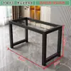 Suporte de pernas de mesa de ferro base de mesa de jantar suporte de mesa de escritório mesa de estudo pernas de mesa suporte de mesa de centro suporte de mesa de computador pernas de mesa de tubo quadrado suporte
