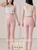 Leggings antibacterianos forrados com fleece 10A, novo modelo outono e inverno, calças térmicas 100% lã, extra grossas, tamanho grande para o Nordeste