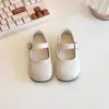 Zapatos de Cuero para Niñas Pequeñas 2026, Zapatos Individuales Antideslizantes de Suela Suave, Estilo Primavera y Otoño, Zapatos de Princesa Transpirables de Suela Suave Estilo Coreano