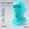 Balaclava Protetor Solar Shitu para Ciclismo, Cobertura Facial Completa, Alta Elasticidade, Protetor de Pescoço Fino, Máscara de Seda Gelada para Moto de Secagem Rápida