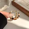 Brincos de Argola Elegantes com Estampa de Leopardo para Mulheres, Design Único Estilo Hong Kong, Brincos Retrô Simples de Novo Estilo