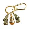 Brass Zodiac cabaça oca um par de cobre dinheiro valente chaveiro pendente joias Yiwu pequenos fabricantes de commodities atacado