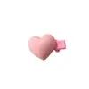Horquilla rosa con forma de corazón para niña, accesorio para el cabello con forma de corazón, con forma de corazón, con forma de corazón, para el flequillo