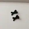 Presilha de Cabelo Laço Pérola Veludo Vermelho Presilha Pequena Fofa para Franja Presilha Lateral para Testa Feminina Dupla Presilha Novo Acessório de Cabelo