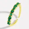 Anillo Estilo Ins Gota de Sol Juego de Tres Piezas de Joyería para Manos para Mujer Diseño de Nicho Anillos Apilables de Circonita de Alta Gama para Mujeres