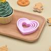 Nuevo Amor Galleta Simulación Molde Cortador de Galletas Forma de Corazón Herramientas de Horneado de Plástico Molde para Pastel de Fondant Arcilla