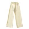 Pantalones holgados de pierna ancha color rosa claro para mujer 2025 Nuevo verano Delgados Adelgazantes Casuales Versión estrecha Petite Pantalones rectos