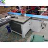 Sierra cortadora automática de tableros de densidad para el hogar, máquina cortadora de tableros de bloque con mesa de empuje, sierra cortadora de tableros sólidos para puertas de gabinetes