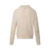 Tricô Masculino de Manga Longa com Gola Lapela Dupla Camada Falso Duas Peças Streetwear Primavera/Outono Cor Sólida Malha Trançada Estilo Vibe