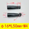 Manija Plegable Bisagra Acero al Carbono Cromado Manija Teléfono Móvil Cama Giratorio Volante Núcleo Pasante Manija de Hierro M8/M10